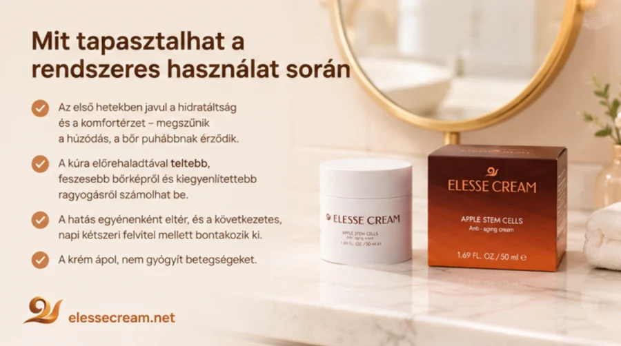 Elesse Cream Anwendung für ein frischeres Hautbild