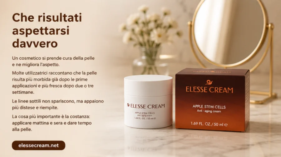 Elesse Cream Anwendung für ein frischeres Hautbild