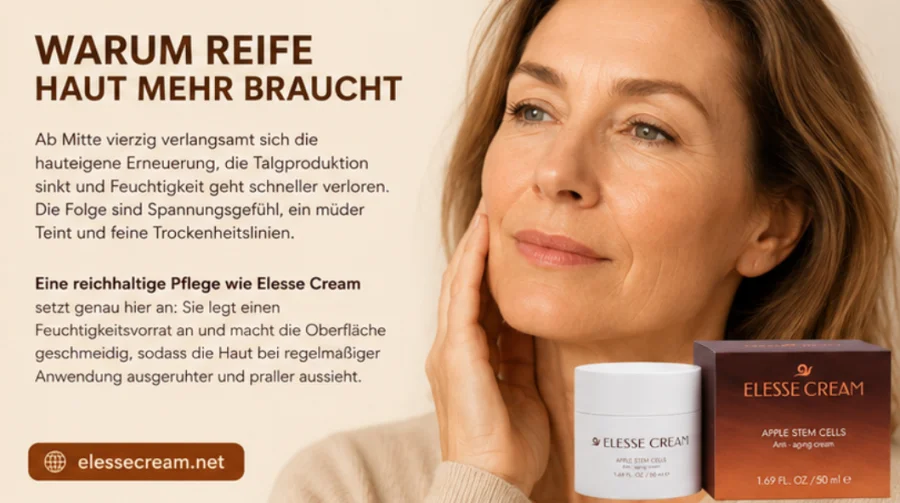 Elesse Cream für reife, trockene Haut – Anti-Aging-Pflege