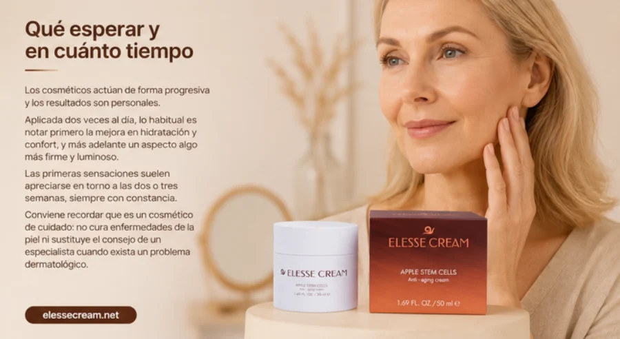 Elesse Cream — resultados con el uso regular de la crema