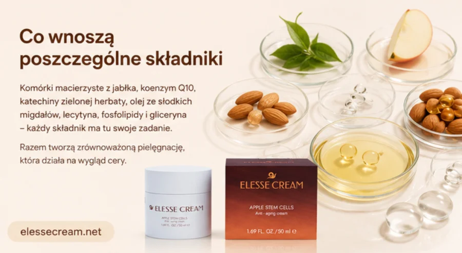 Wirkstoffe von Elesse Cream im Überblick