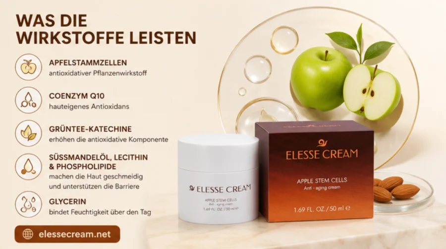 Wirkstoffe von Elesse Cream im Überblick